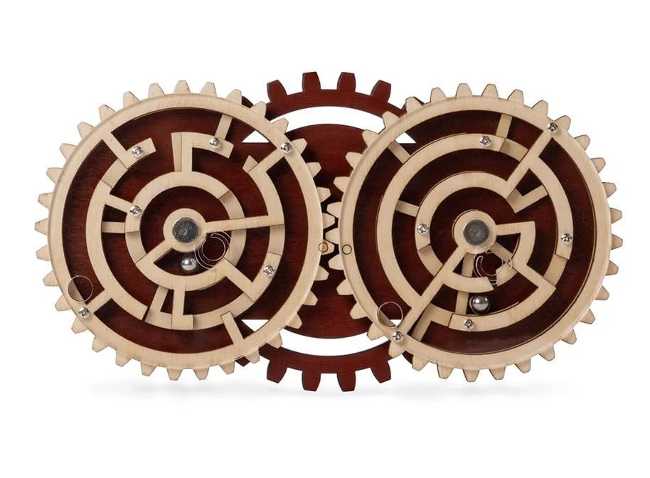 Constantin Double Trouble Wooden Puzzle Brainteaser from Recent Toys - Solve Two Mazes - for Ages 14+ - Image 4