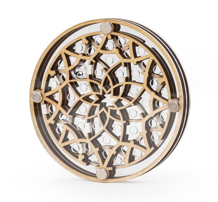 Constantin Flower Maze Wooden Puzzle Brainteaser from Recent Toys - Solve The Two Tiered Maze - for Ages 14+ - Image 4