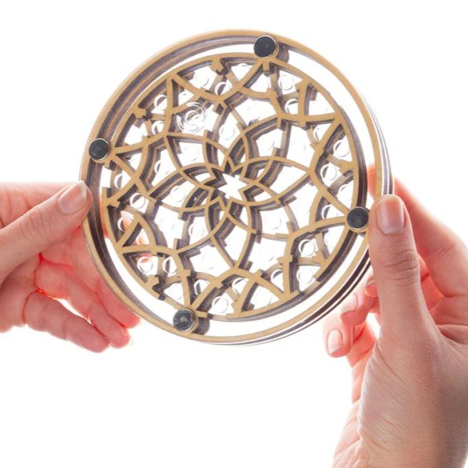 Constantin Flower Maze Wooden Puzzle Brainteaser from Recent Toys - Solve The Two Tiered Maze - for Ages 14+ - Image 6