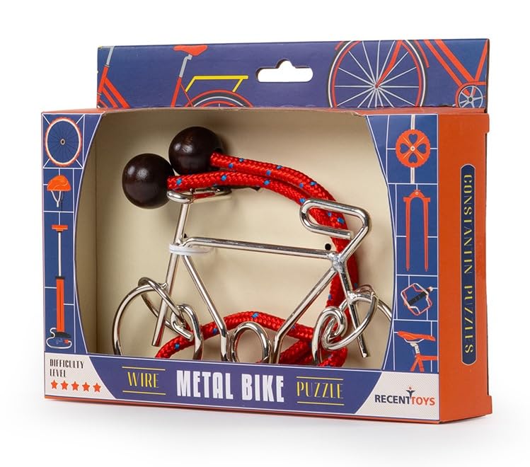 Constantin Metal Bike Puzzle Brainteaser from Recent Toys - Advanced Problem Solving Fun for Ages 14+ - Image 3