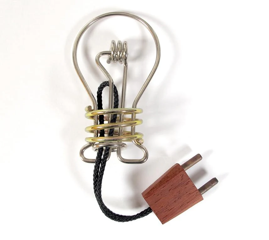 Constantin Metal Light Bulb Brainteaser Mechanical Puzzle from Recent Toys - Fun for Ages 14+ - Image 4