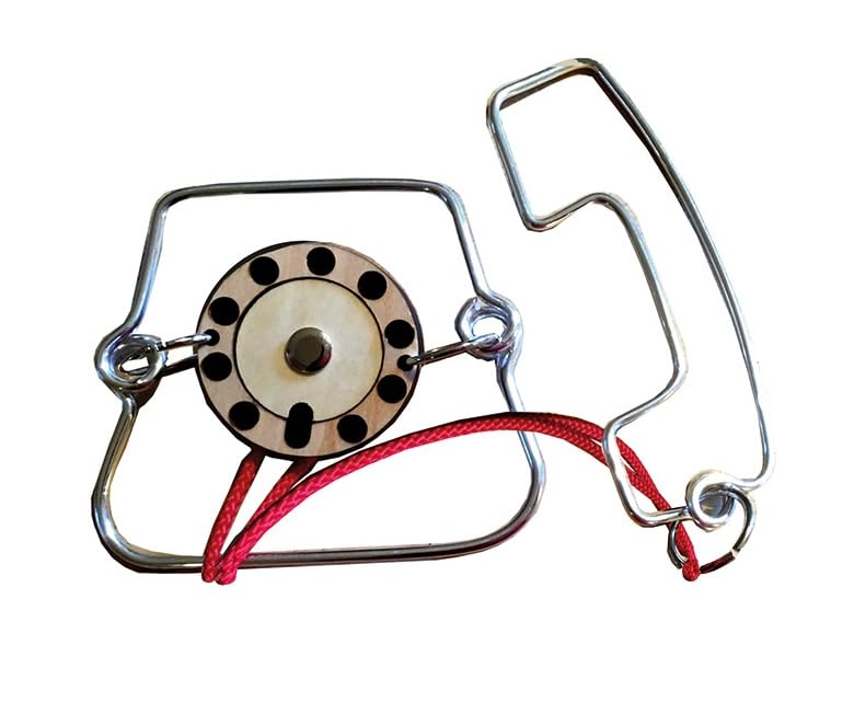 Constantin Metal Telephone Puzzle Brainteaser from Recent Toys - Untangle The Phone Fun for Ages 14+ - Image 4