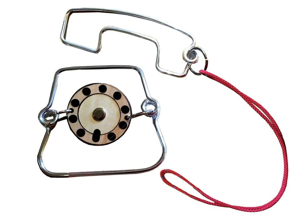 Constantin Metal Telephone Puzzle Brainteaser from Recent Toys - Untangle The Phone Fun for Ages 14+ - Image 5