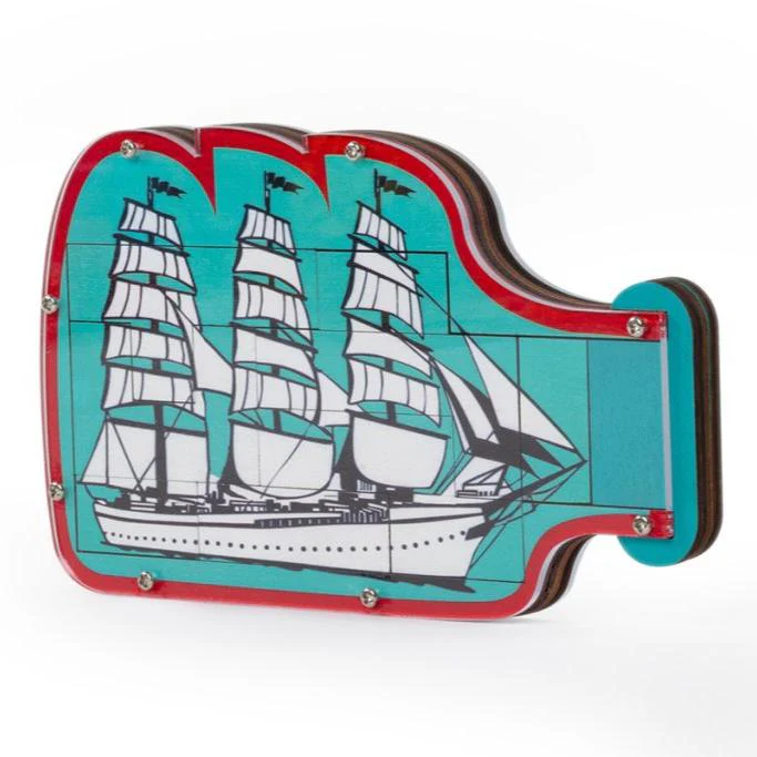 Constantin Ship in a Bottle Puzzle Brainteaser from Recent Toys - an Assemble The Ship Challenge for Ages 14+ - Image 7