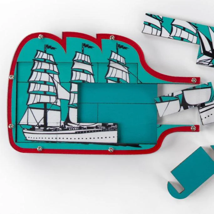 Constantin Ship in a Bottle Puzzle Brainteaser from Recent Toys - an Assemble The Ship Challenge for Ages 14+ - Image 8