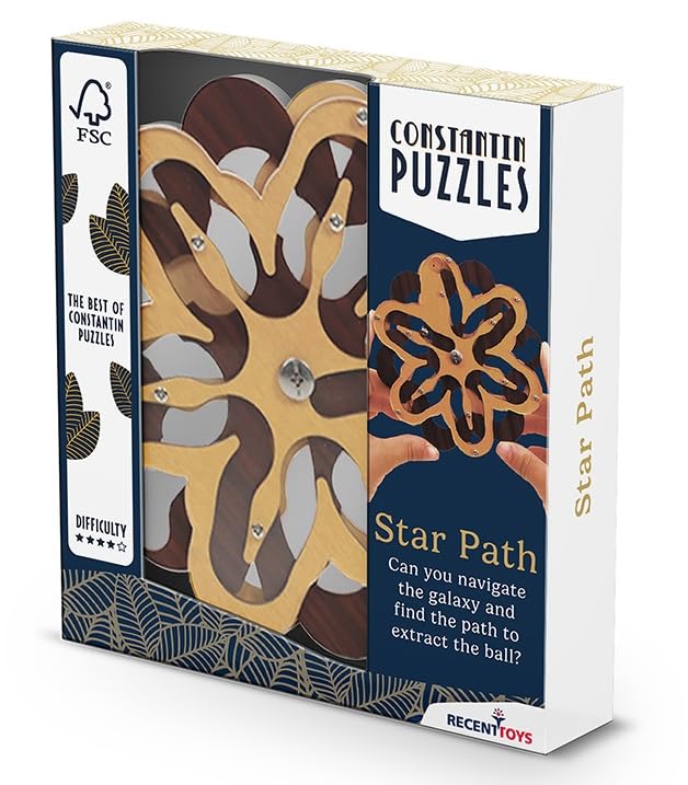 Constantin Star Path - A Triple Layered Maze Puzzle Brainteaser from Recent Toys - for Ages 14+ - Image 3