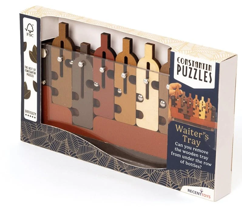 Constantin Waiter's Tray Wooden Puzzle Brainteaser from Recent Toys - for Ages 14+ - Image 4
