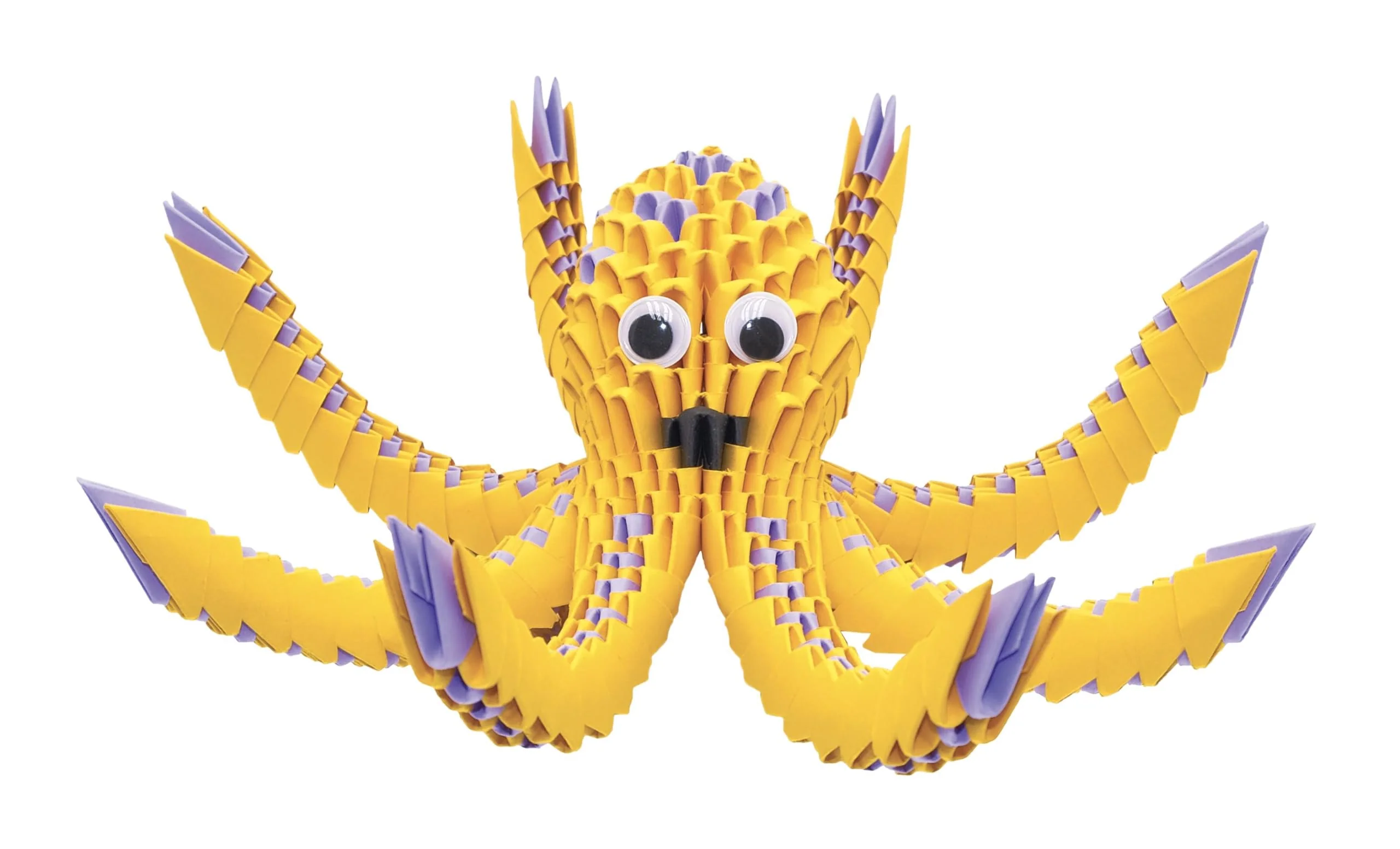 Creagami Octopus Origami Set - A 479 Piece 3D Modular Paper Craft Kit for Ages 7+ - Image 3