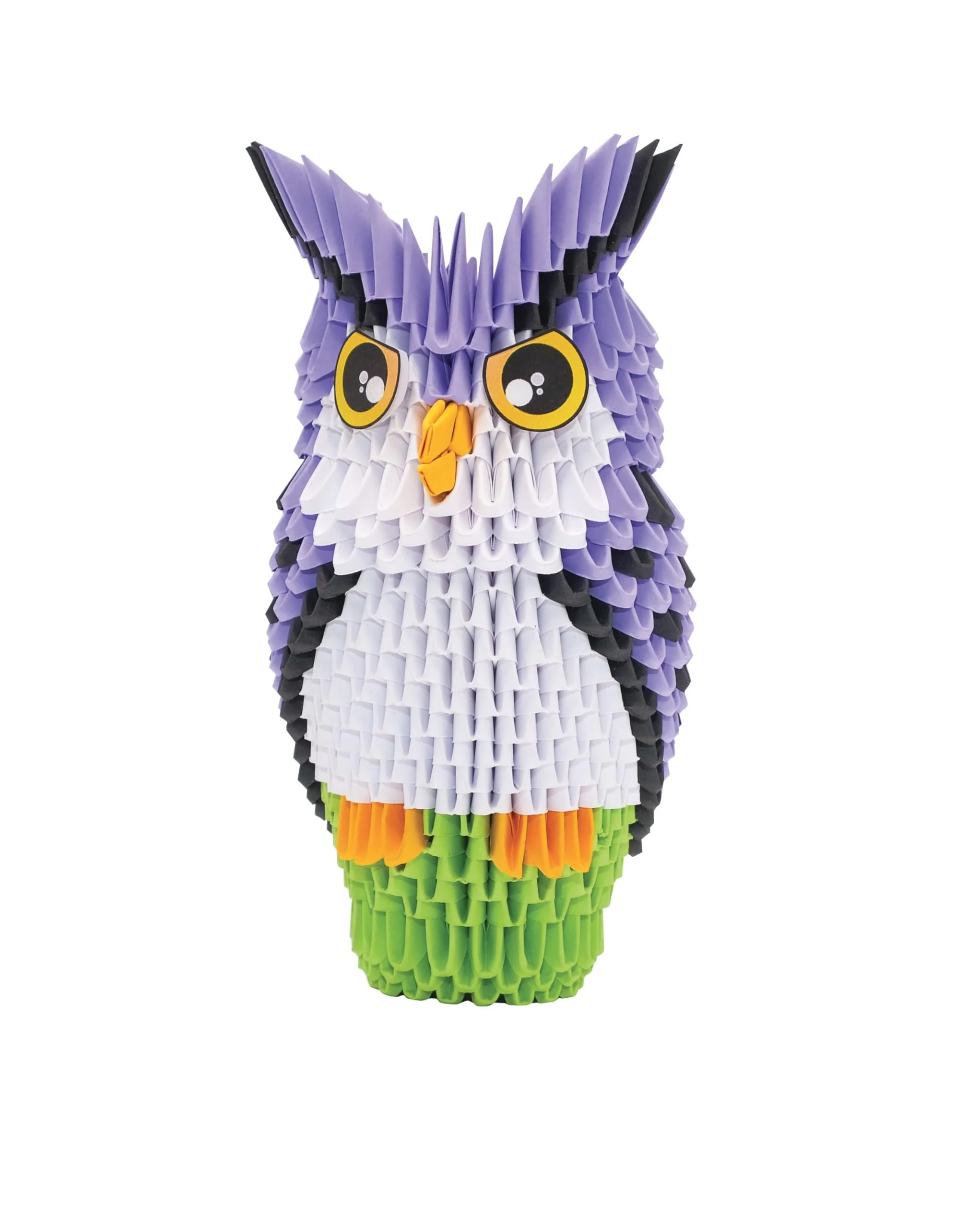 Creagami Owl Origami Set - Large (657-piece) 3D Modular Paper Folding Kit for Art and Craft Lovers Ages 7+ - Image 3