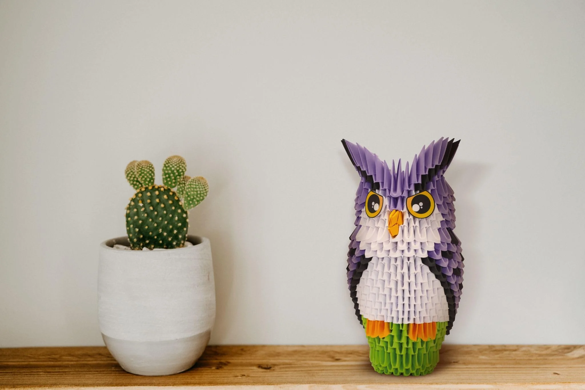 Creagami Owl Origami Set - Large (657-piece) 3D Modular Paper Folding Kit for Art and Craft Lovers Ages 7+ - Image 4