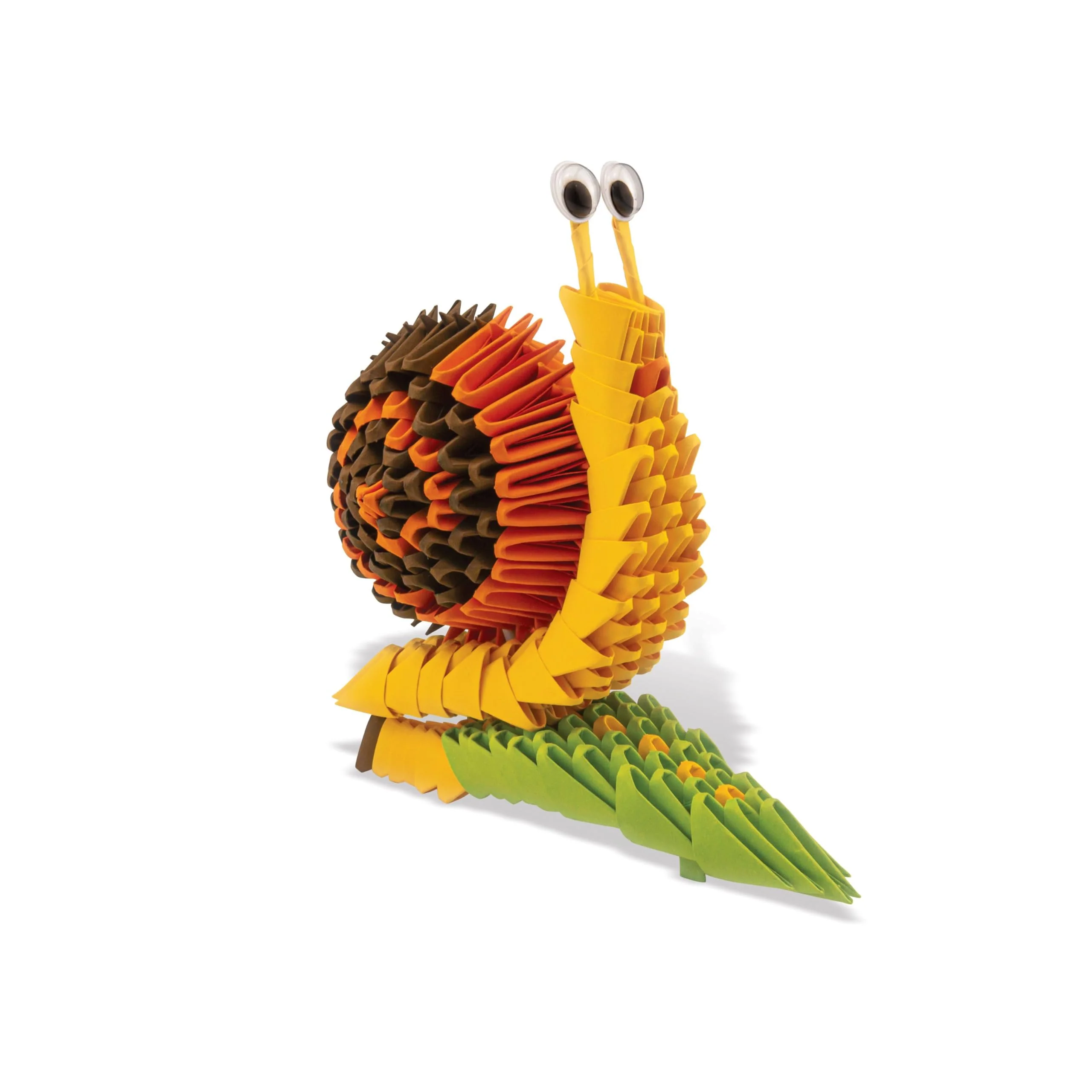 Creagami Snail on the Leaf Origami Set - A Colorful 3D Modular Paper Sculpture Kit with 293 Pieces for Ages 7+ - Image 3