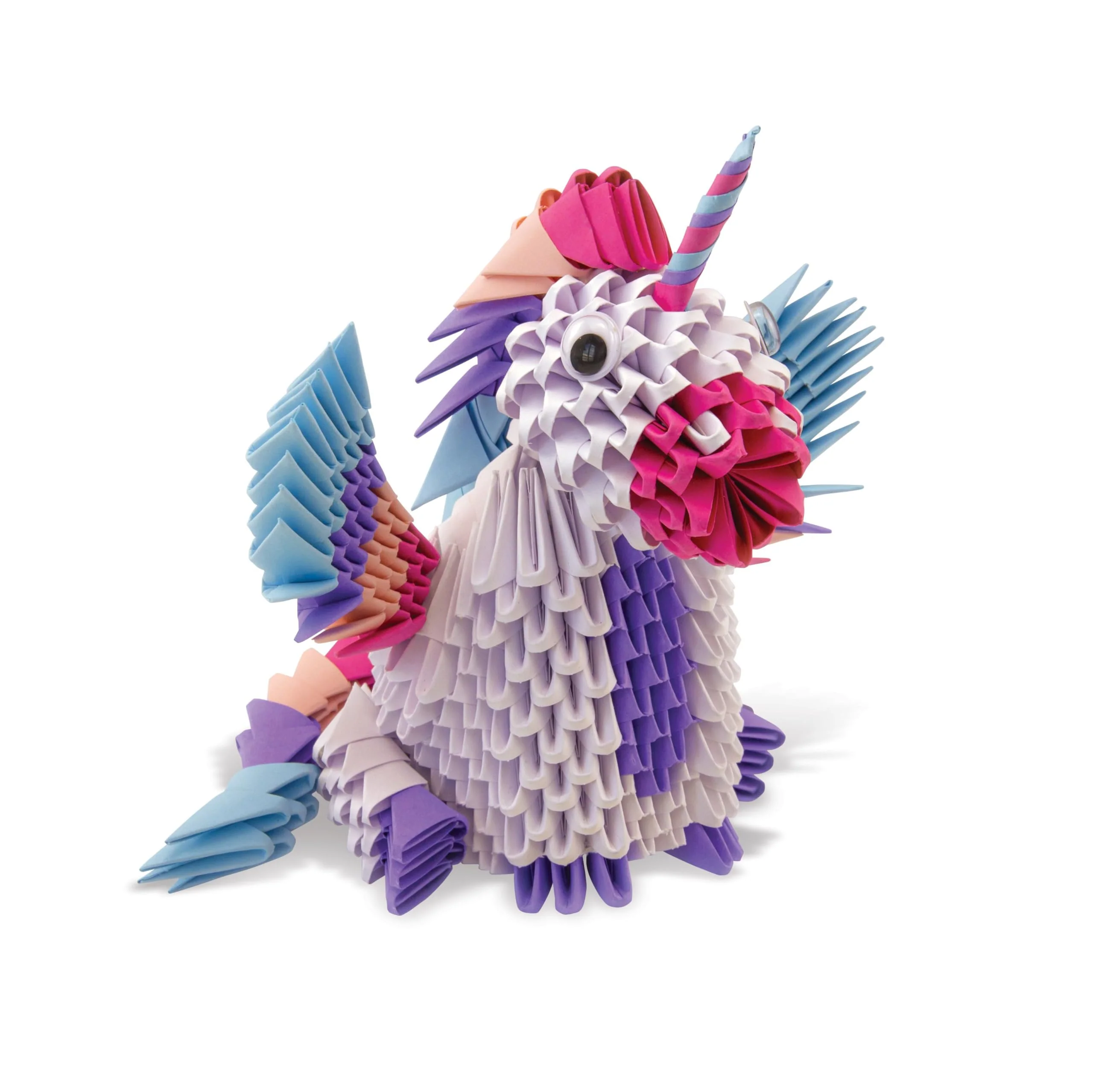 Creagami Unicorn Origami Set - Large (576-piece) 3D Modular Paper Folding Kit for Art and Craft Lovers Ages 7+ - Image 3