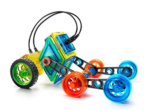 GeoSmart Flip Bot GeoMagnetic STEM Magnetic Construction Set with Rechargeable Turbo Motors for Ages 5+ - Image 4