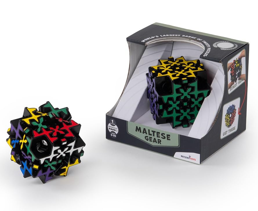 Meffert's Maltese Gear - The Original Twisting Gears Cube Brainteaser Puzzle Challenge from Recent Toys - Travel Friendly Fun for Ages 9+ - Image 3