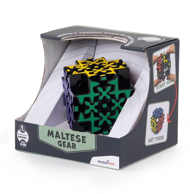 Meffert's Maltese Gear - The Original Twisting Gears Cube Brainteaser Puzzle Challenge from Recent Toys - Travel Friendly Fun for Ages 9+ - Image 4