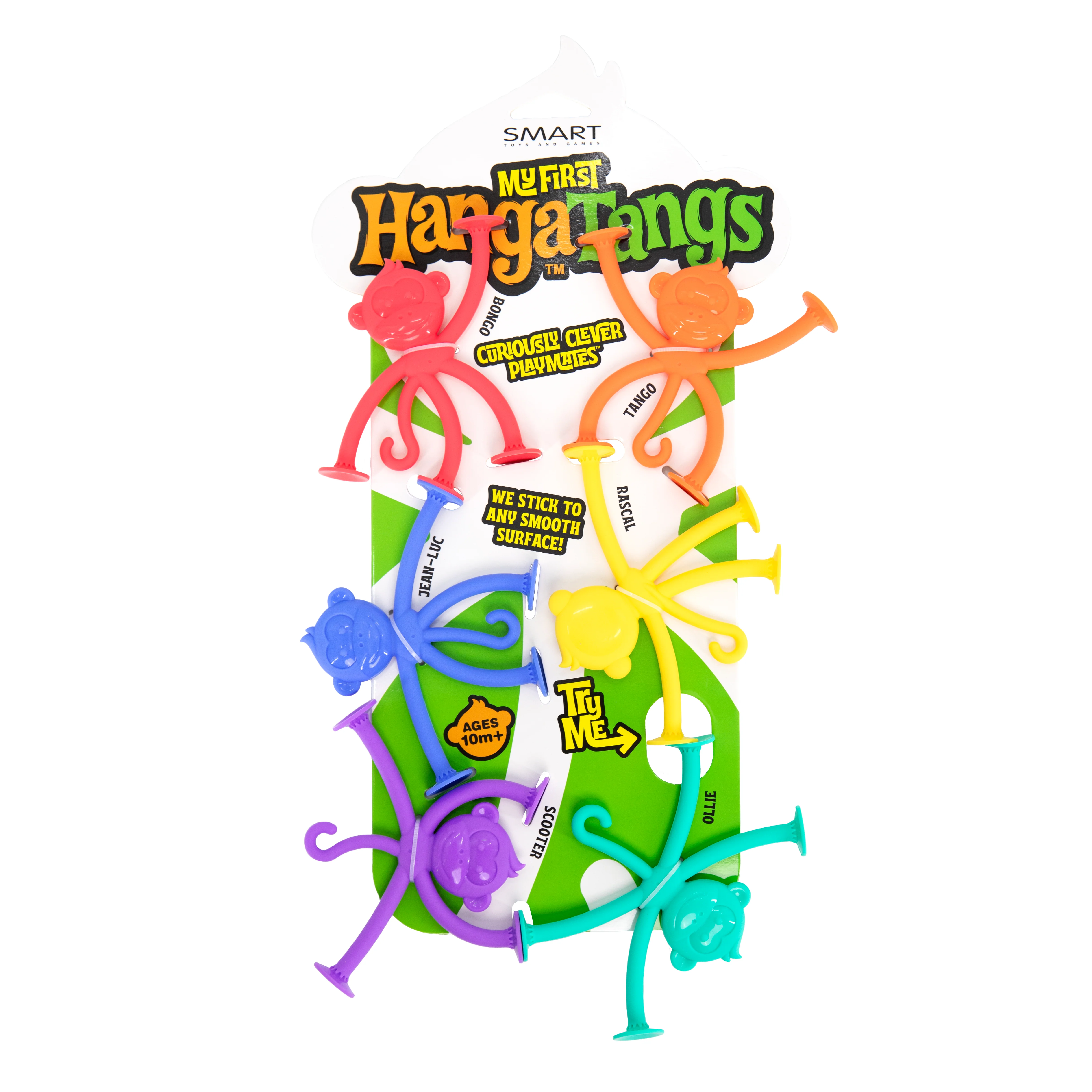My First HangaTangs: 6-Pack of Curiously Clever Playthings Made from Food-Grade Silicone for Ages 1 + - Image 13