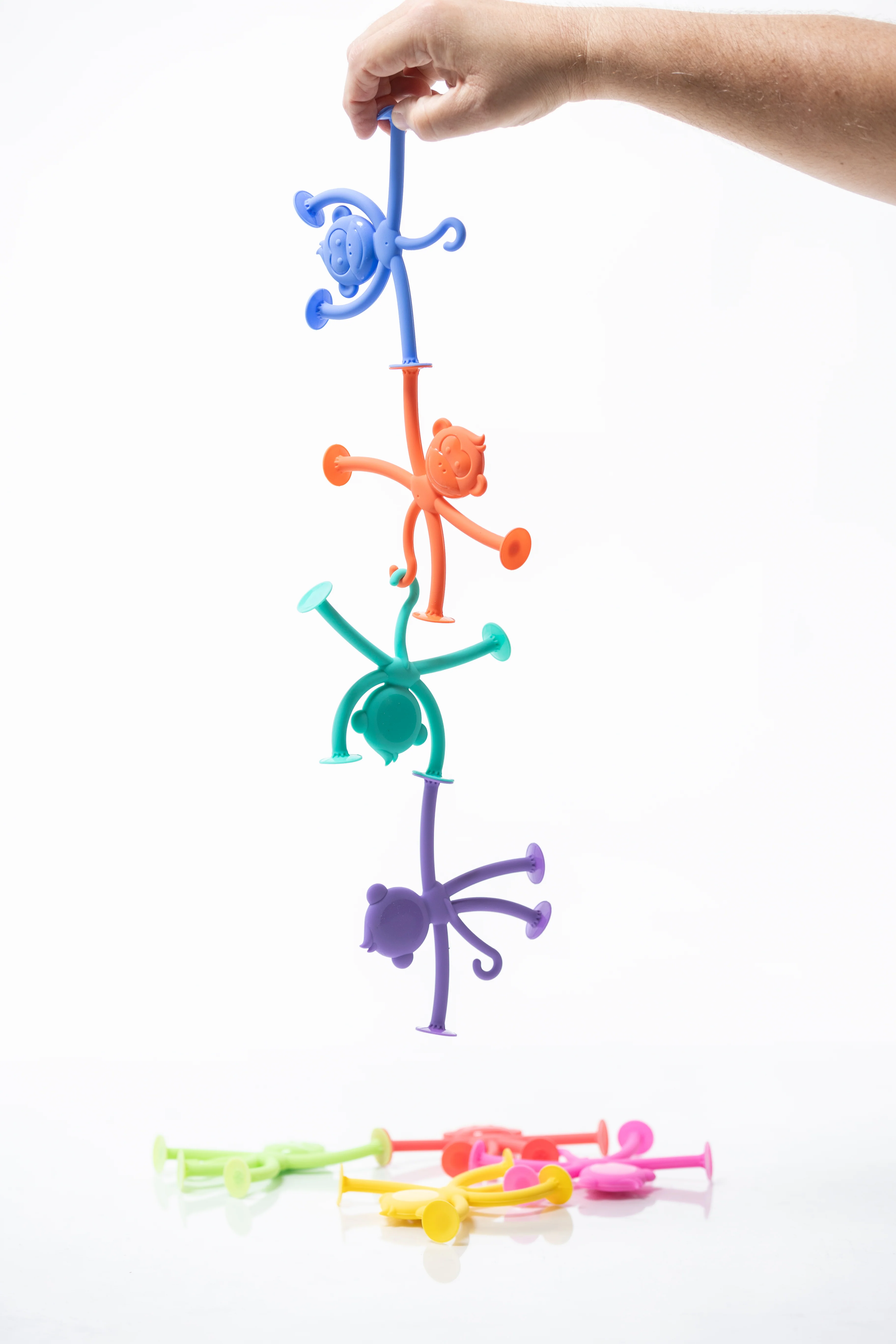 My First HangaTangs: 6-Pack of Curiously Clever Playthings Made from Food-Grade Silicone for Ages 1 + - Image 5