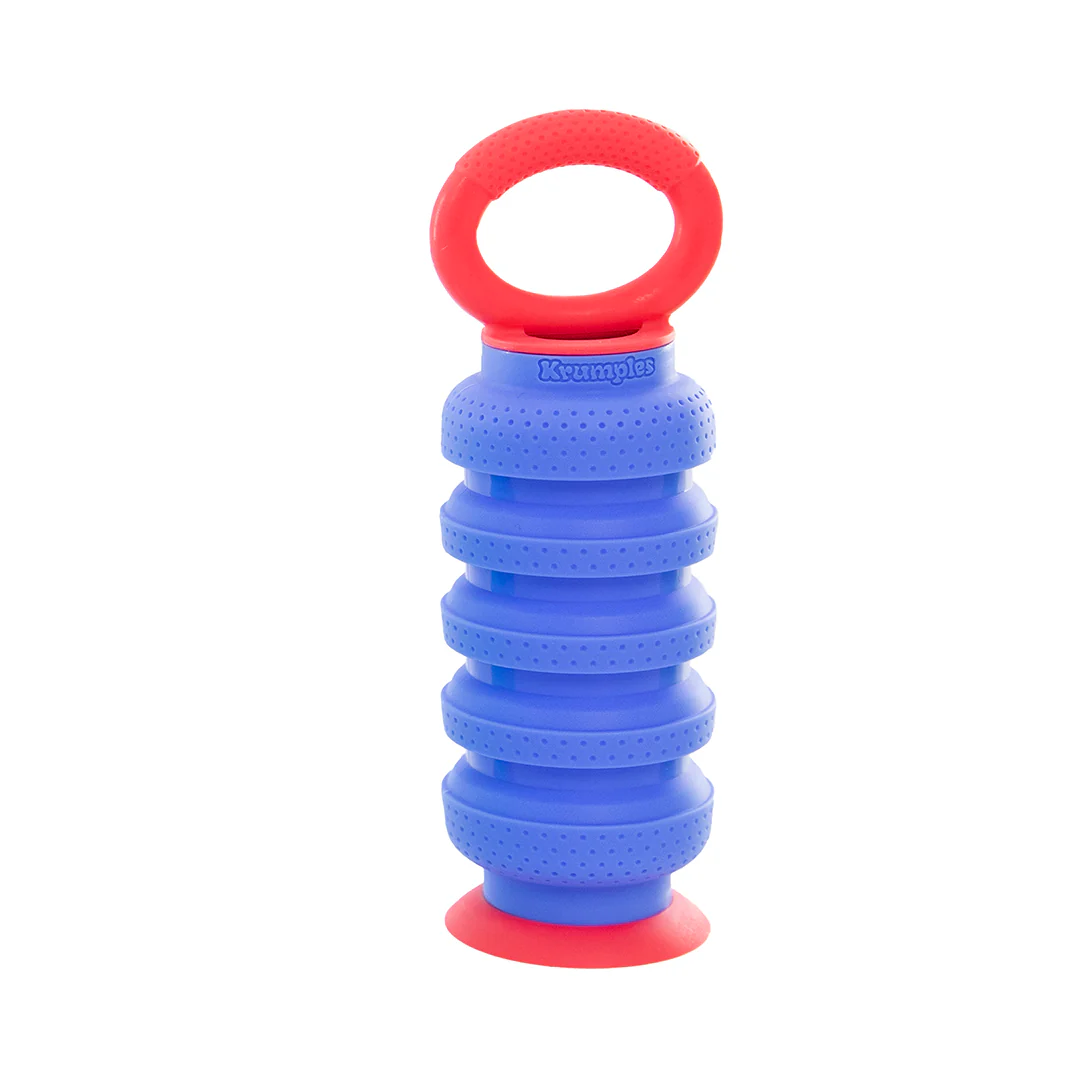Krumples Plungy BLUE - Ridiculously Fun Playthings for Ages 1 - 99 Made from Food Grade Silicone! - Image 4