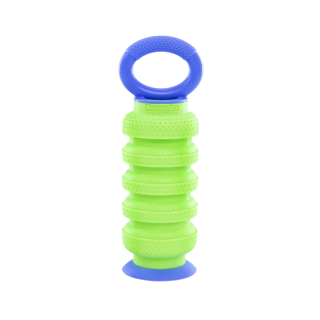 Krumples Plungy GREEN - Ridiculously Fun Playthings for Ages 1 - 99 Made from Food Grade Silicone! - Image 4