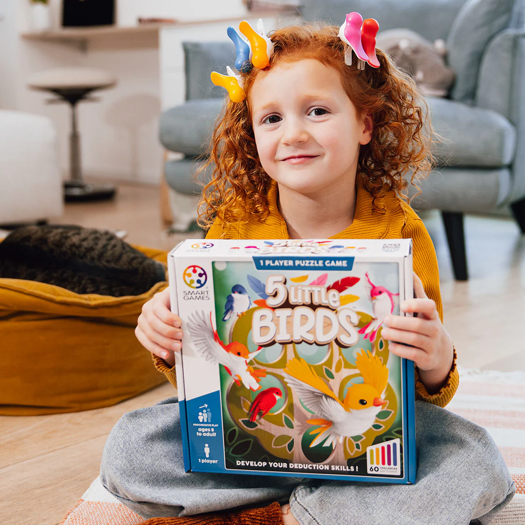 5 Little Birds Wooden Deduction Game for Ages 5 - Adult with 60 Challenges - Image 10