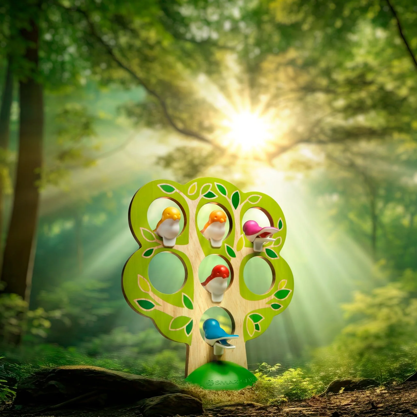 5 Little Birds Wooden Deduction Game for Ages 5 - Adult with 60 Challenges - Image 6