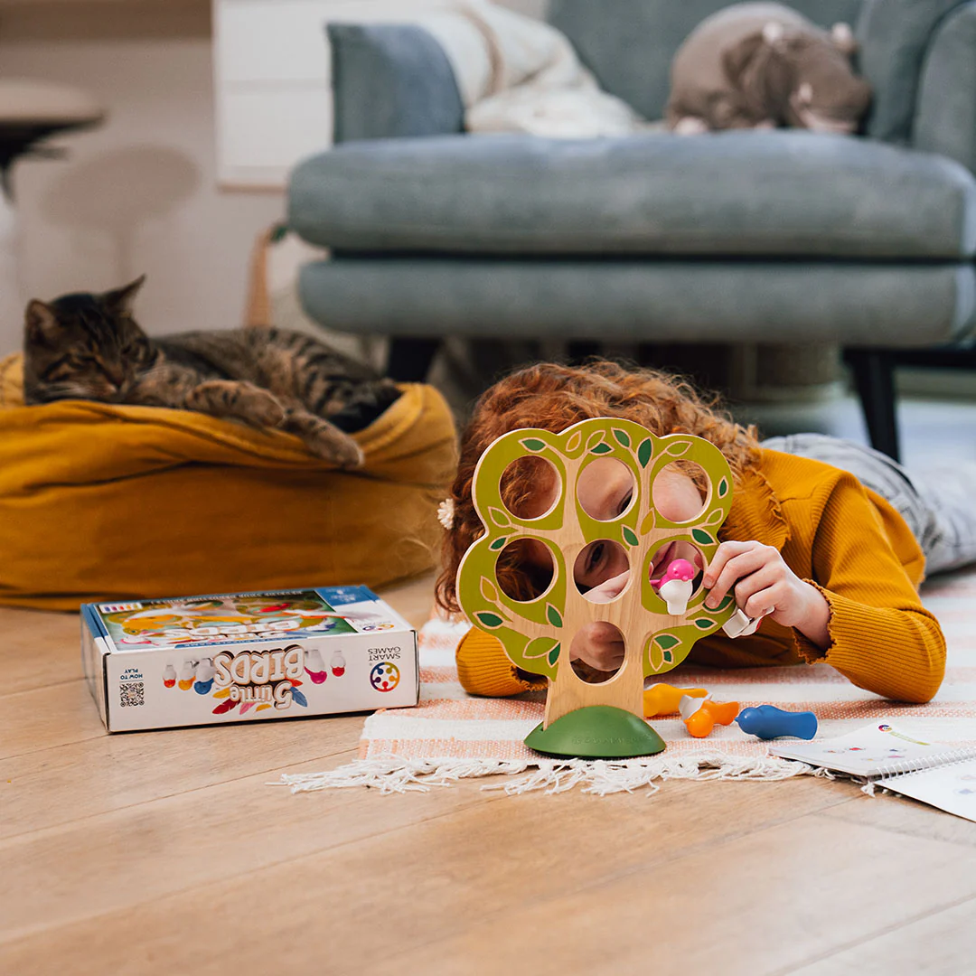 5 Little Birds Wooden Deduction Game for Ages 5 - Adult with 60 Challenges - Image 9