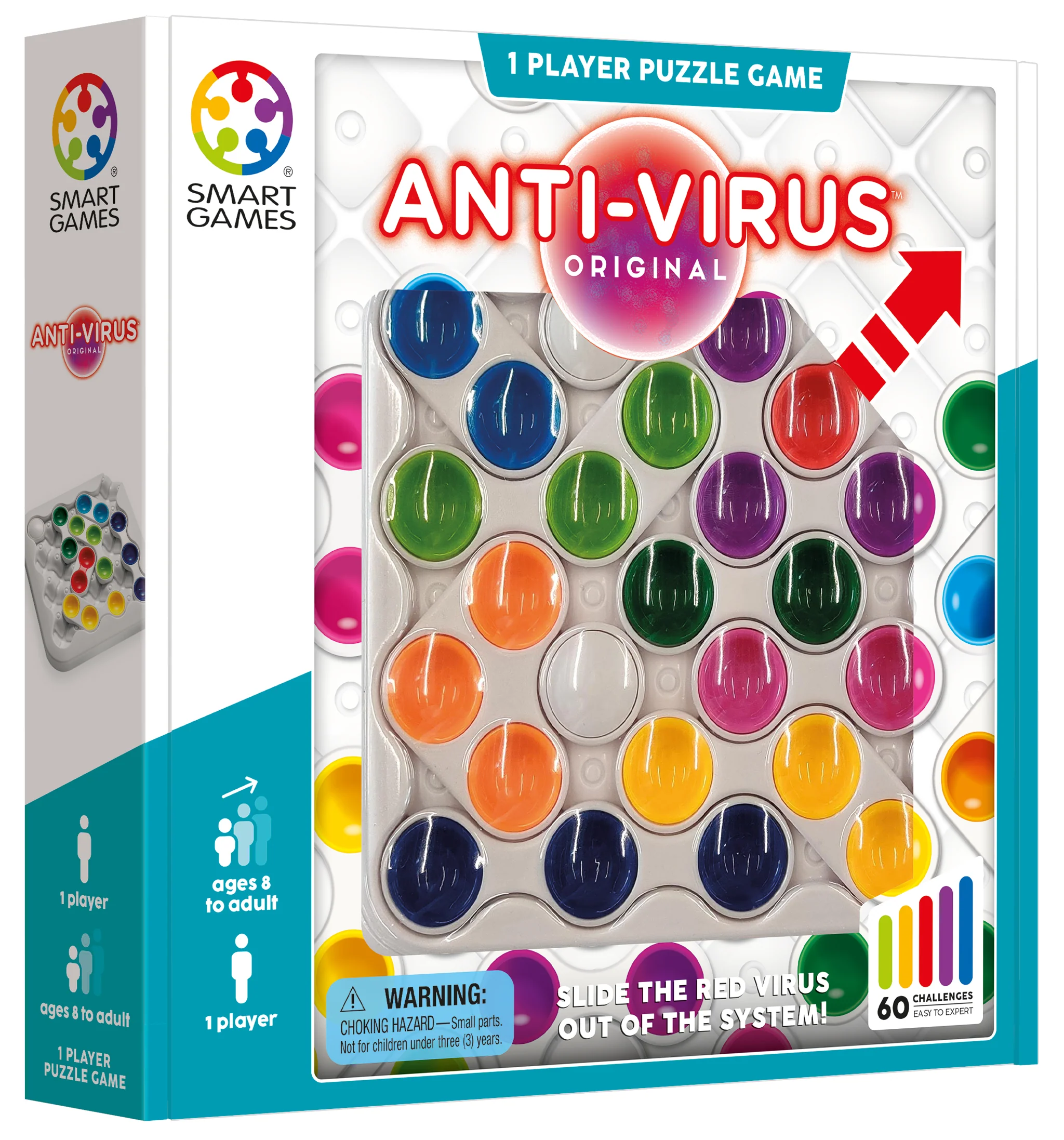 Anti-Virus Sliding Puzzle Logic Game with 60 Challenges - Image 3