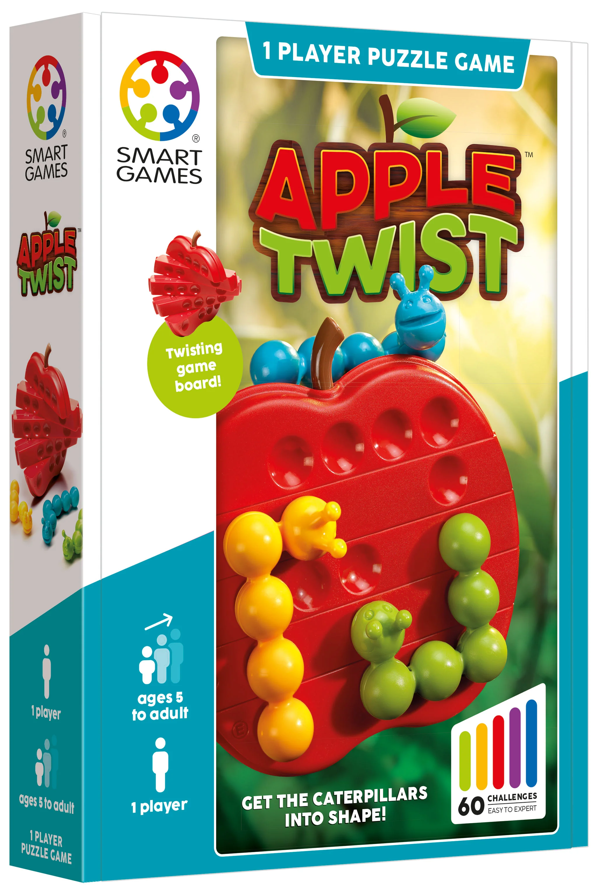 Apple Twist Travel Puzzle Game with 60 Challenges for Ages 5+ - Image 3