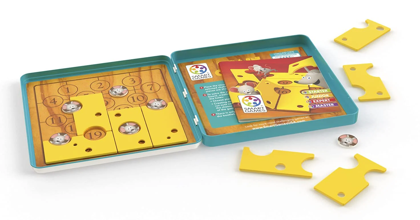 Brain Cheeser Tin Box Magnetic Travel Game with 48 Challenges for Ages 6+ - Image 4