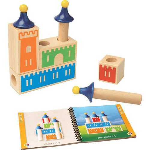 Castle Logix Wooden Puzzle Game for Ages 4+ - Image 5