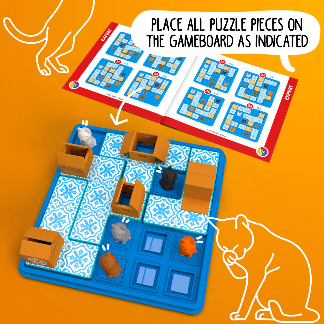 Cats and Boxes Travel Game with 60 Challenges for Ages 7+ - Image 10