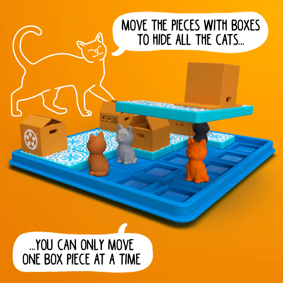 Cats and Boxes Travel Game with 60 Challenges for Ages 7+ - Image 11