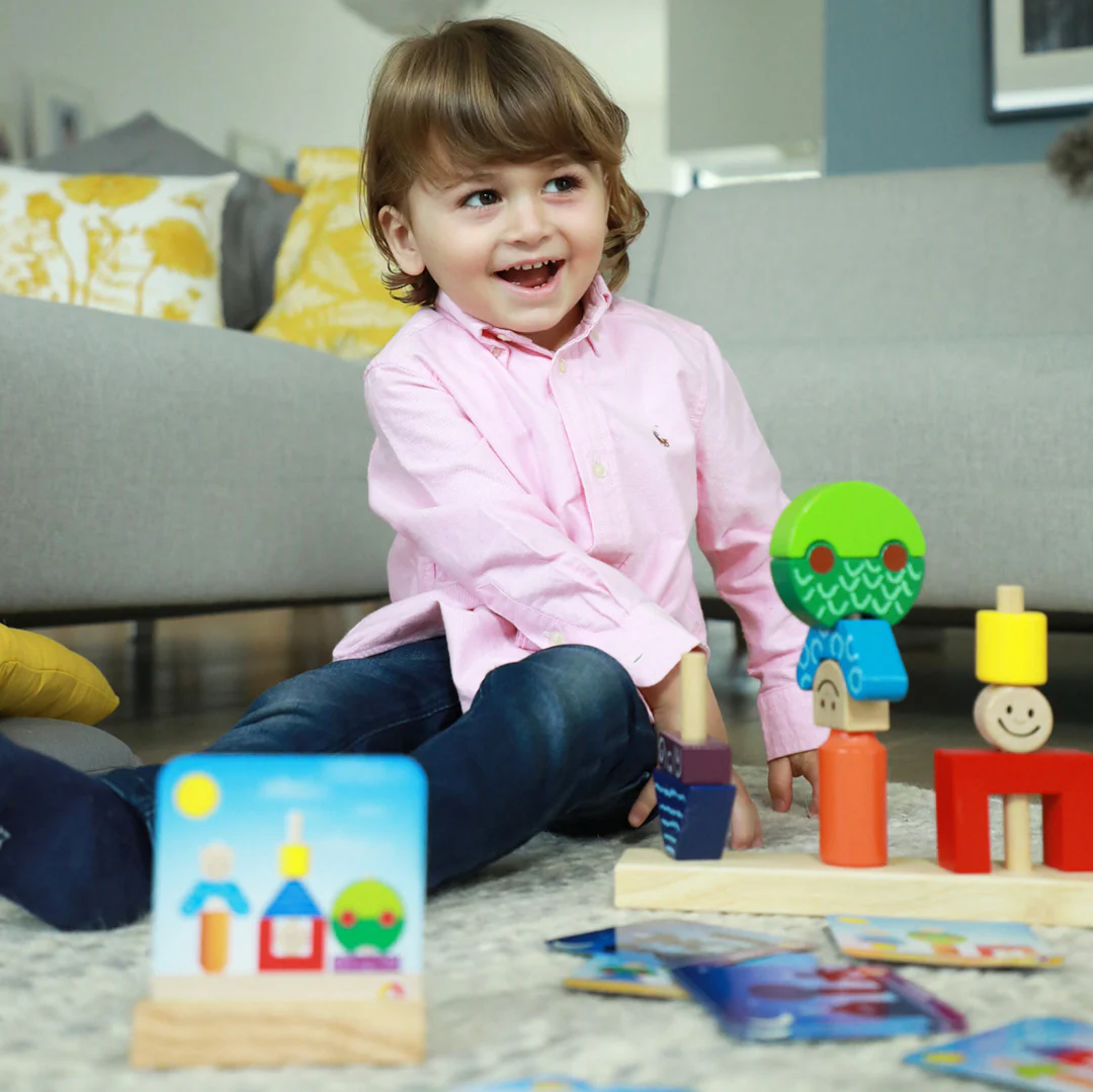 Day & Night Wooden Skill Building Puzzle Game Ages 2+ - Image 10