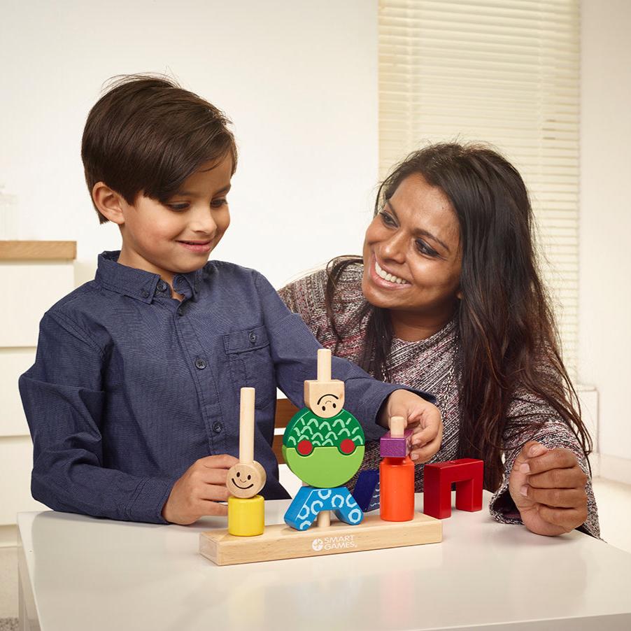 Day & Night Wooden Skill Building Puzzle Game Ages 2+ - Image 11