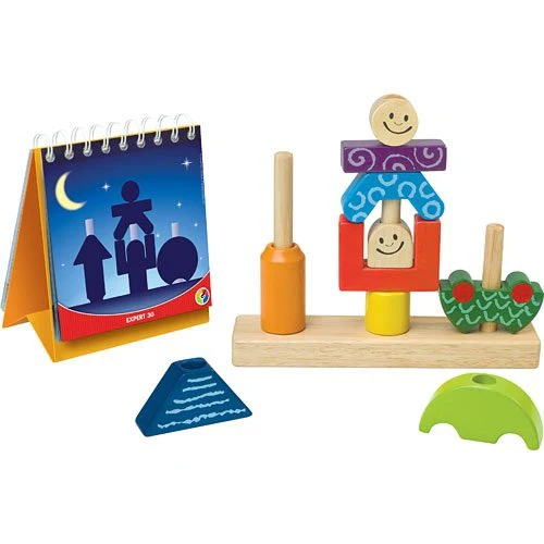 Day & Night Wooden Skill Building Puzzle Game Ages 2+ - Image 4