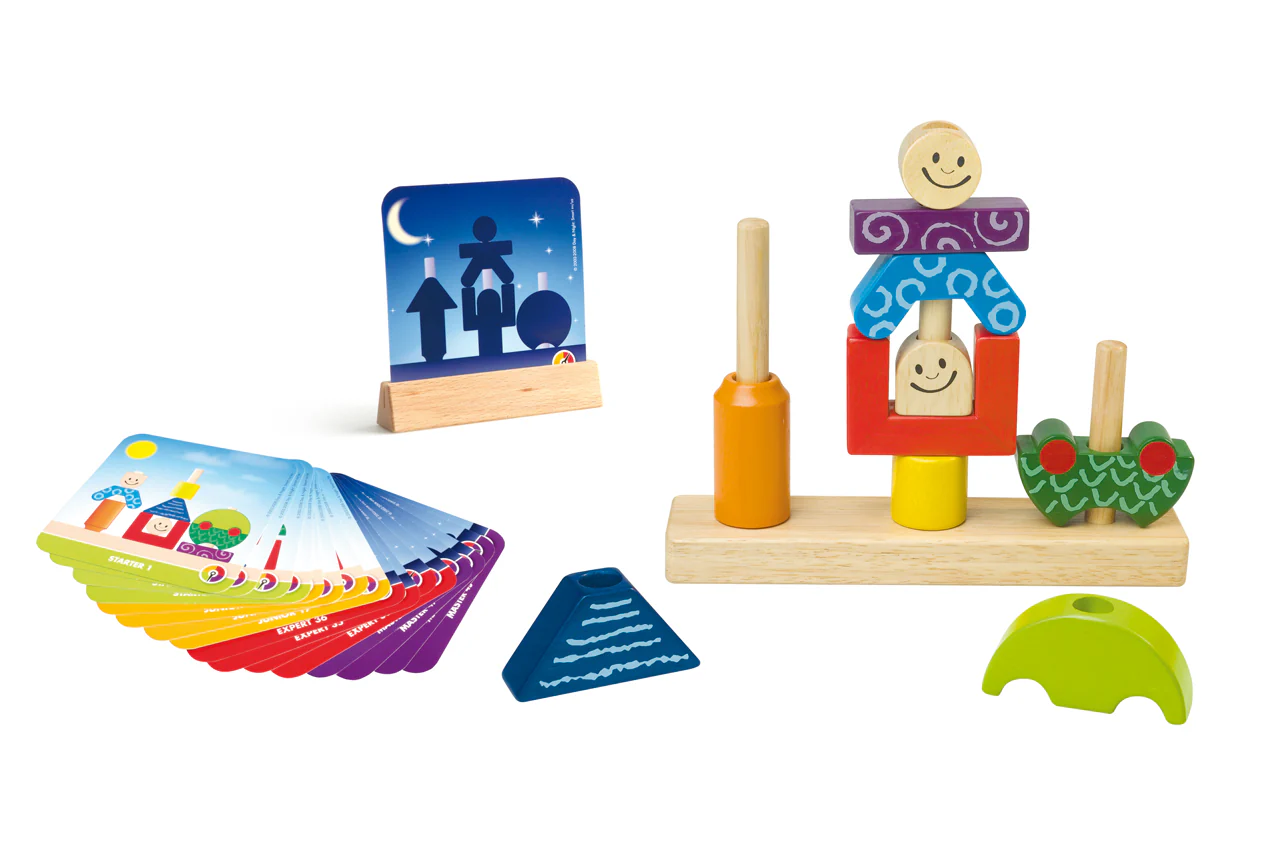 Day & Night Wooden Skill Building Puzzle Game Ages 2+ - Image 5