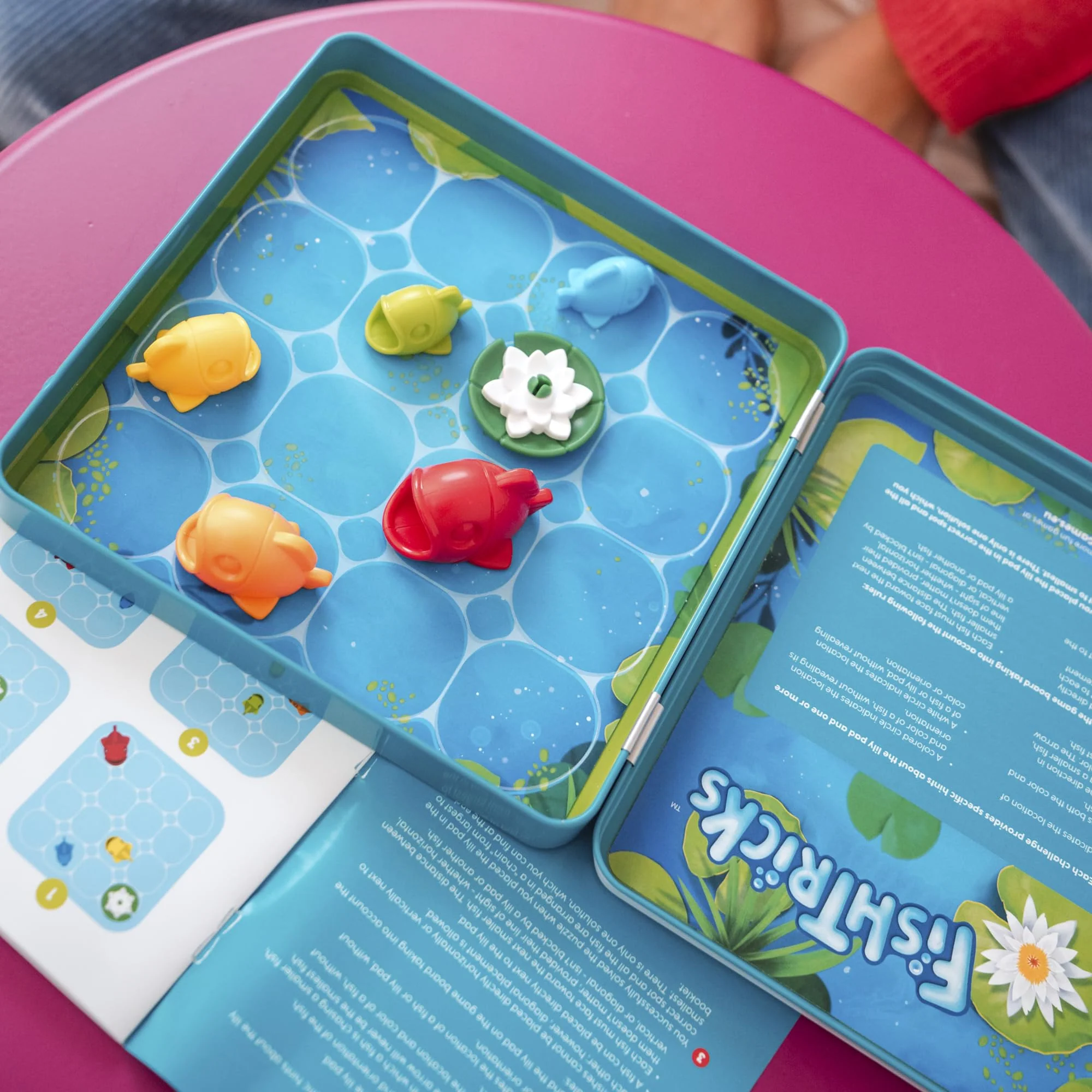 SmartGames FishTricks Metal Box Travel Game with 48 Challenges for Ages 5 - Adult - Image 8