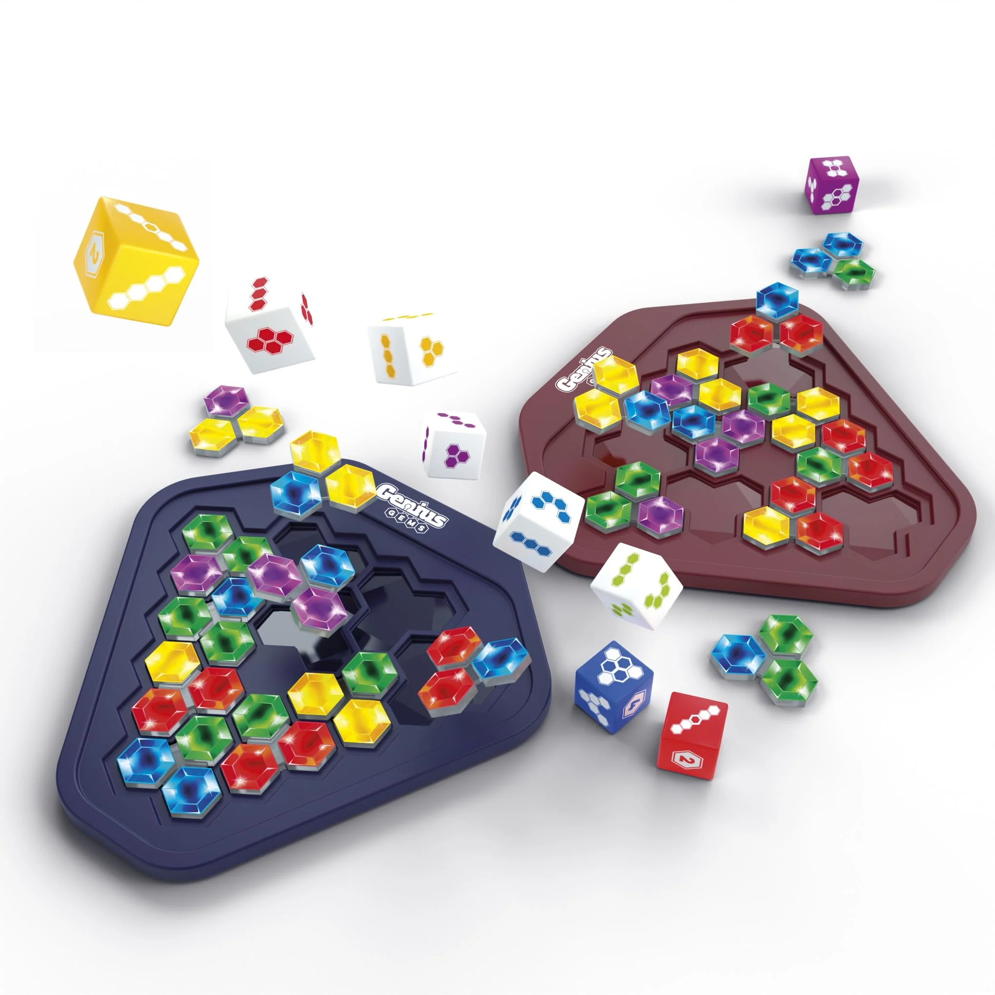 SmartGames Genius Gems from The Classic Two-Player Battle Game for Ages 8 + Now with 5 Levels and Over 10,000 Puzzle Combinations - Image 4