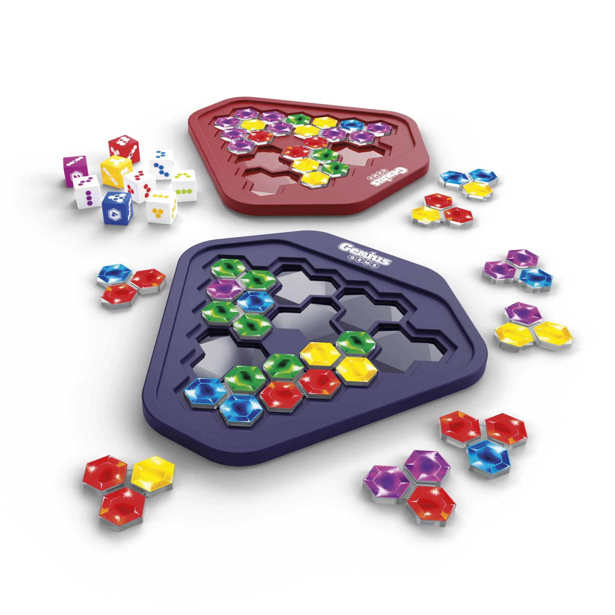SmartGames Genius Gems from The Classic Two-Player Battle Game for Ages 8 + Now with 5 Levels and Over 10,000 Puzzle Combinations - Image 5