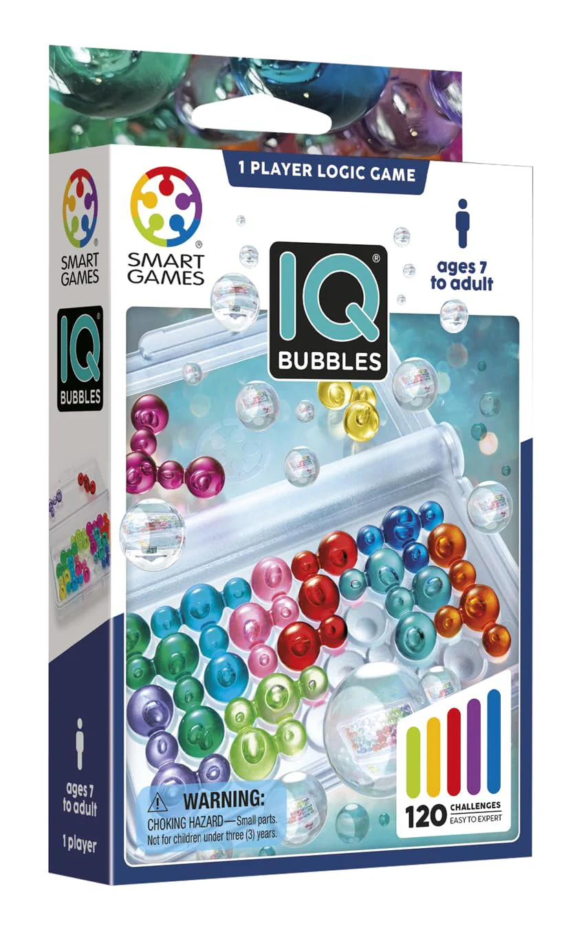 IQ Bubbles - A Colorful Logic Travel Game with 120 Challenges for Ages 7 - Adult - Image 8