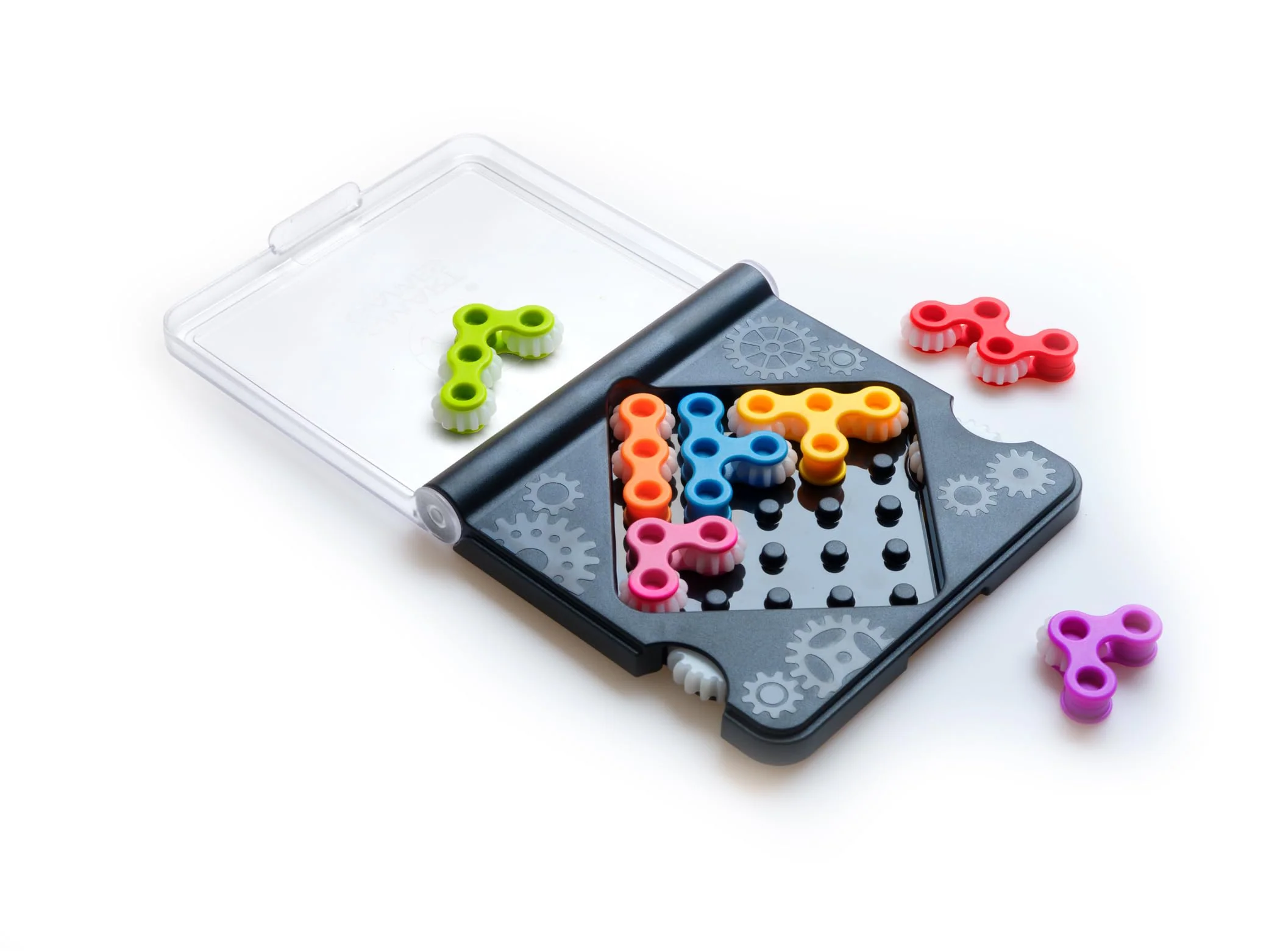 IQ Gears Travel-Friendly Dynamic Logic Game Featuring 120 Challenges for Ages 7+ - Image 3