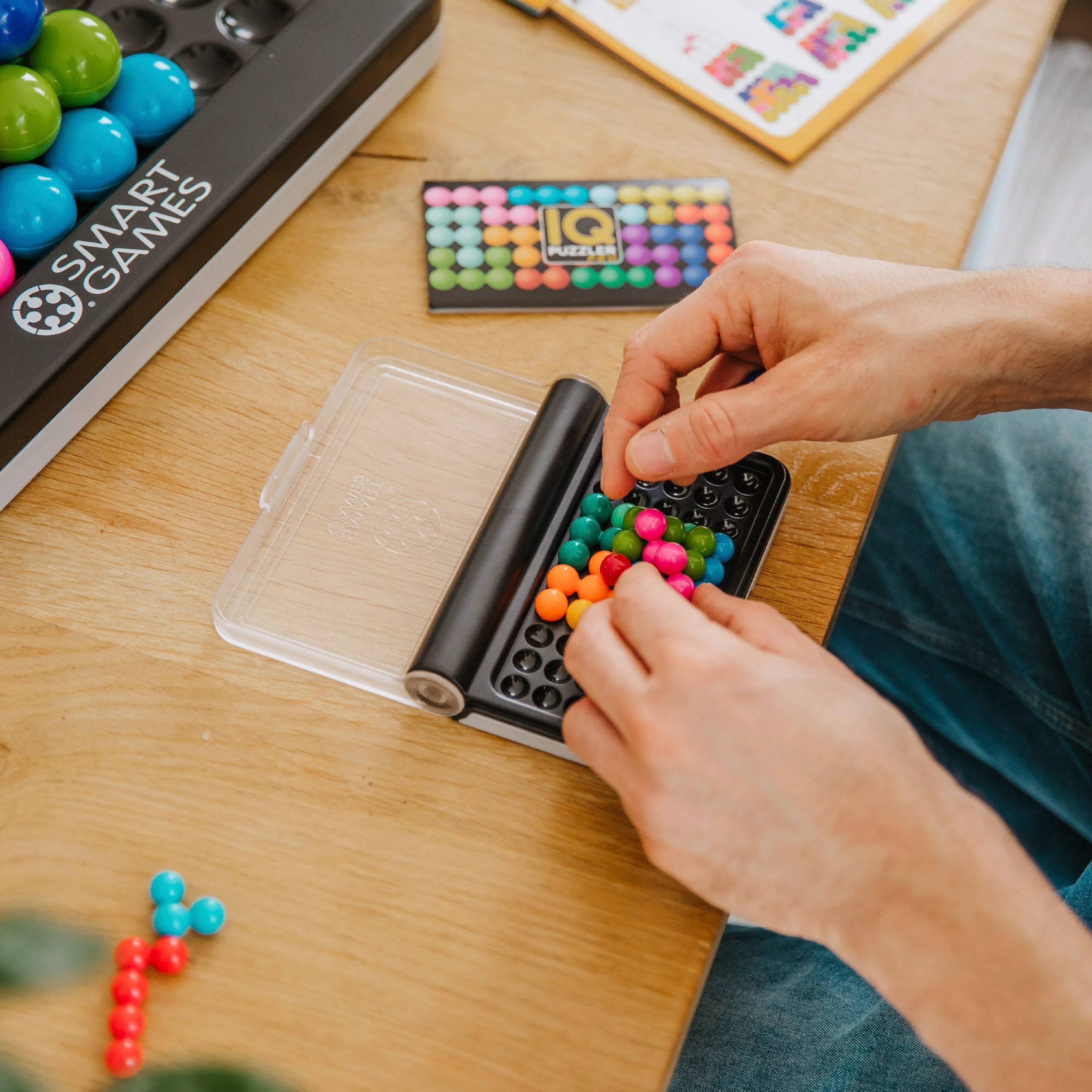 IQ Puzzler Pro Compact Board Game Puzzle with 120 3D Challenges for Ages 6+ - Image 10