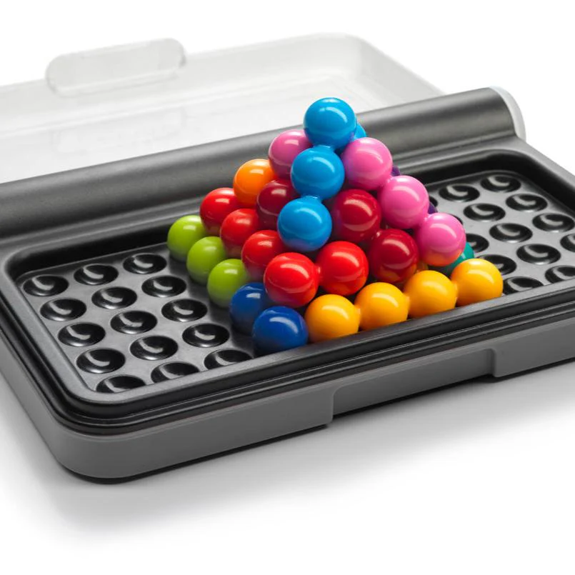 IQ Puzzler Pro Compact Board Game Puzzle with 120 3D Challenges for Ages 6+ - Image 5