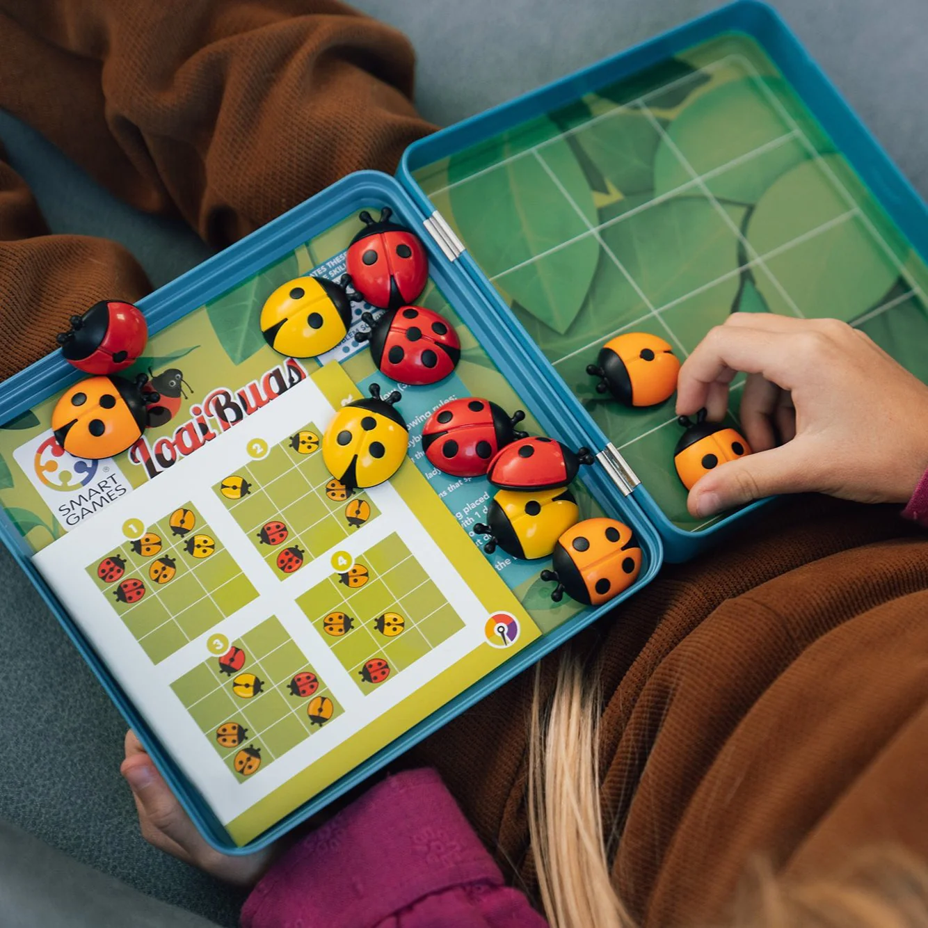 LogiBugs Metal Box Magnetic Travel Game with 48 Challenges for Ages 6+ - Image 7