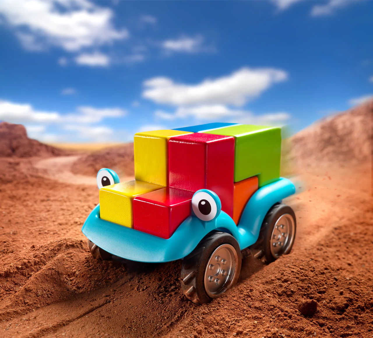 Smart Car 5x5 Wooden Puzzle Game and Toy for Ages 4+ - Image 4