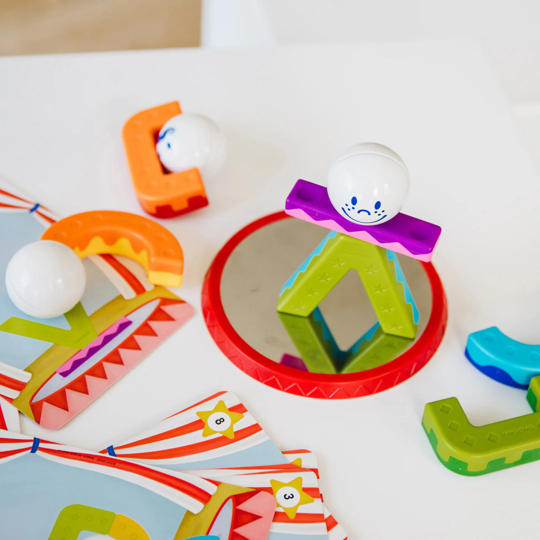 SmartMax My First Acrobats STEM Magnetic Toy with Building Challenges for Ages 1.5 - 5 - Image 12