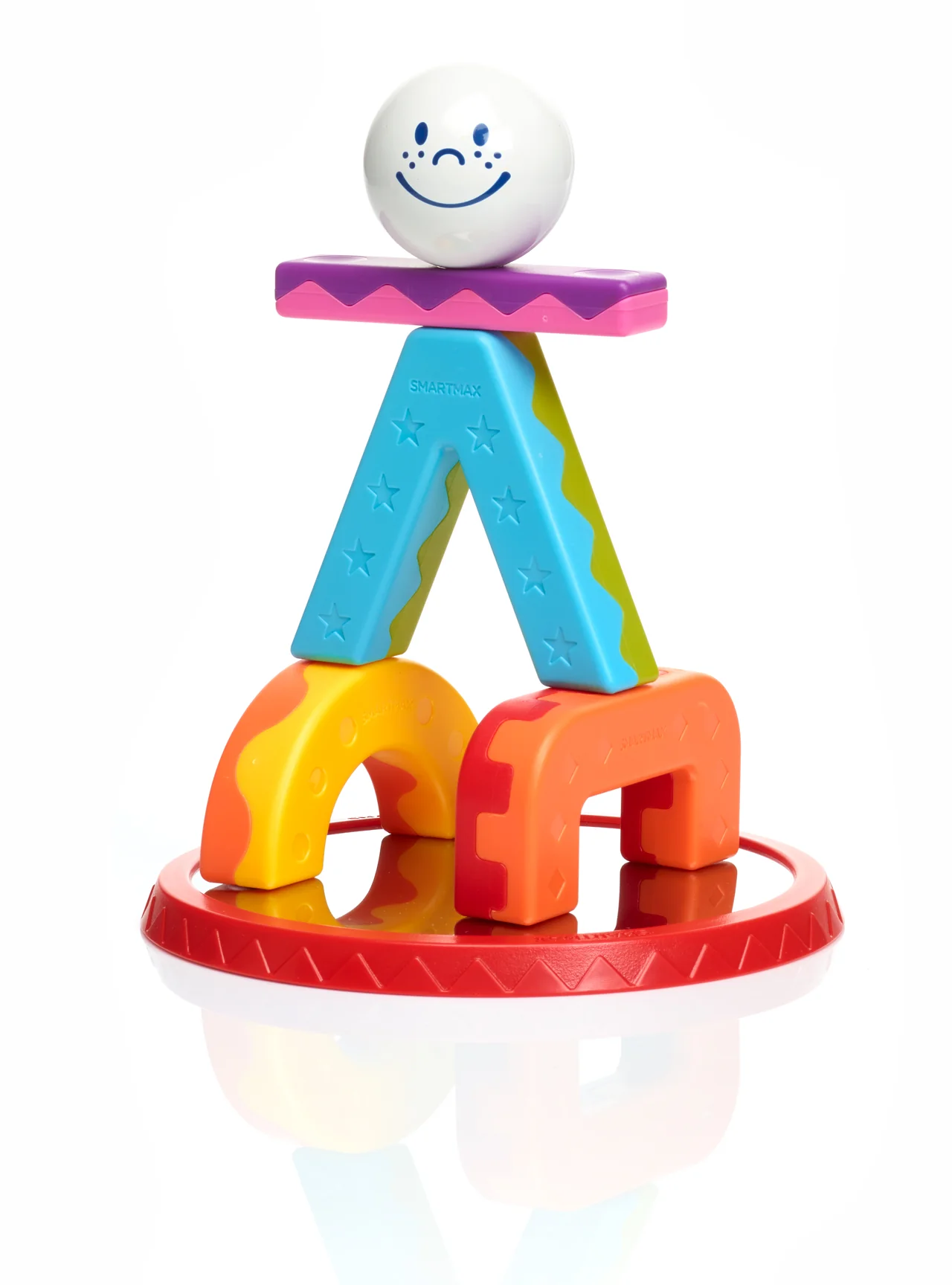 SmartMax My First Acrobats STEM Magnetic Toy with Building Challenges for Ages 1.5 - 5 - Image 9