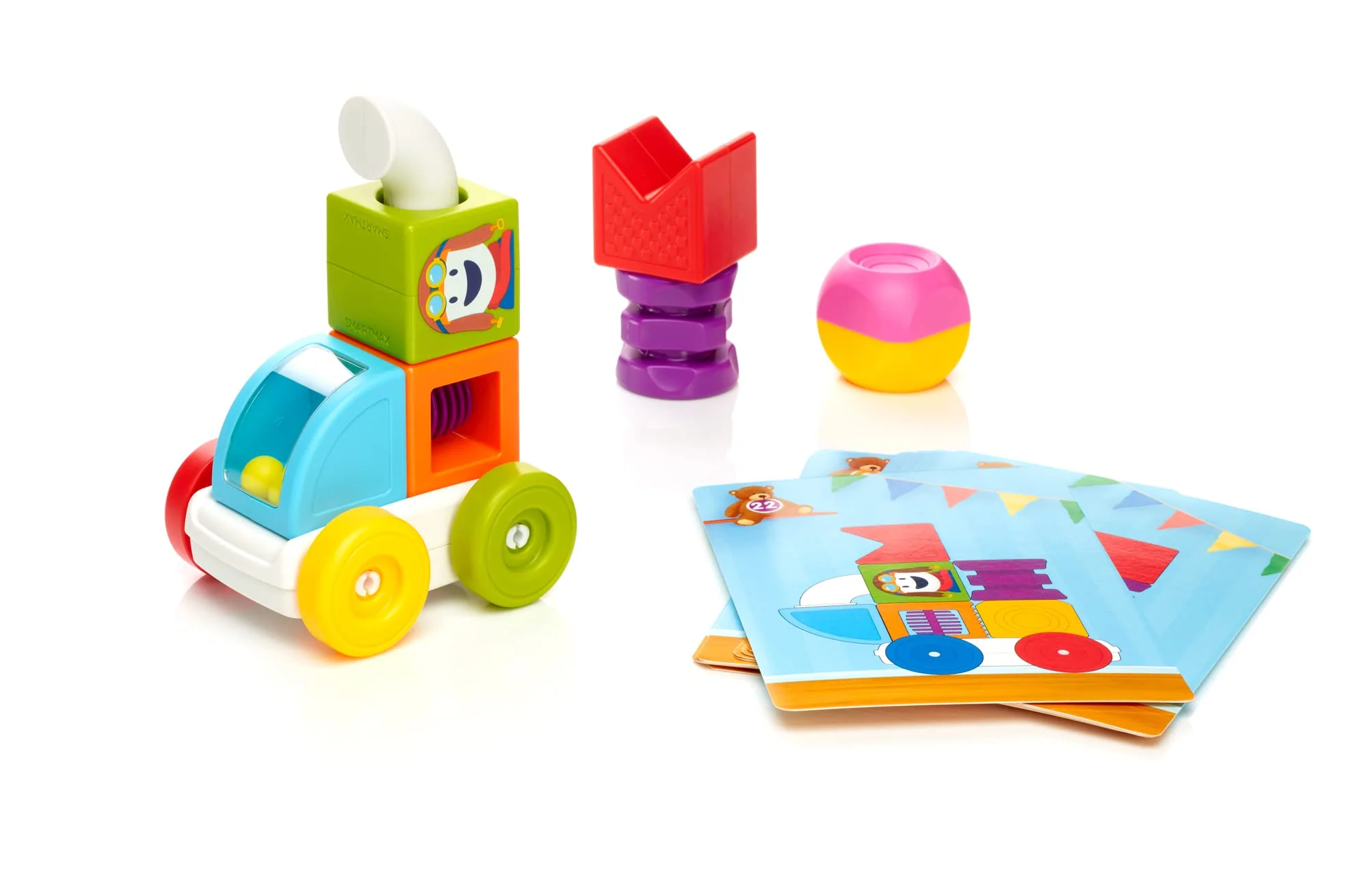 SmartMax My First Build and Drive Magnetic Building Vehicle STEM Play Set for Ages 1-5 - Image 4