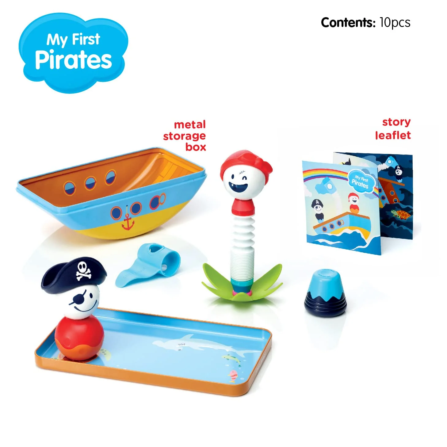 SmartMax My First Pirates Magnetic Building Play Set for Ages 1-5 - Image 6