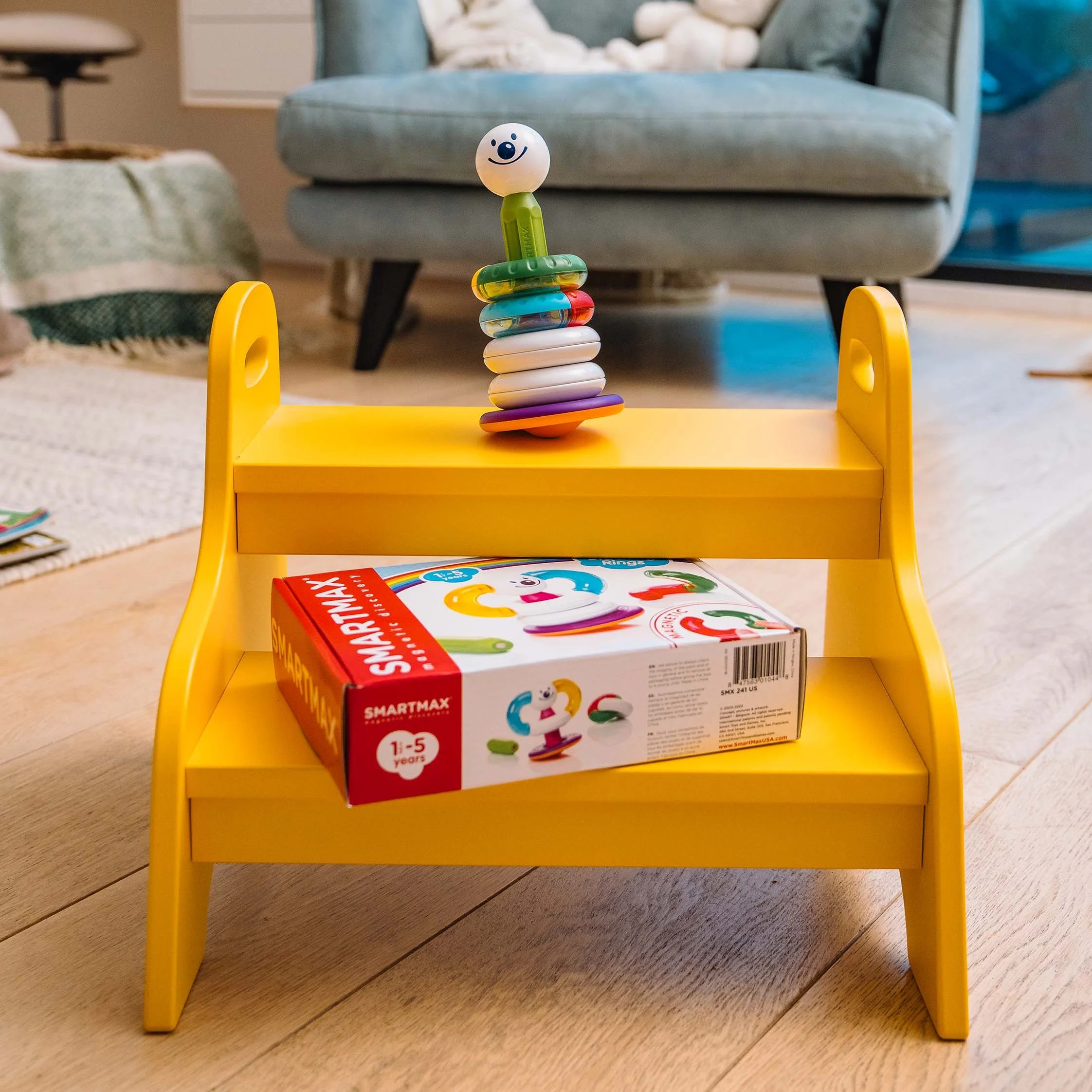 SmartMax My First Stacking Rings 10-Piece Magnetic Early STEM Discovery Set for Ages 1-5 - Image 10